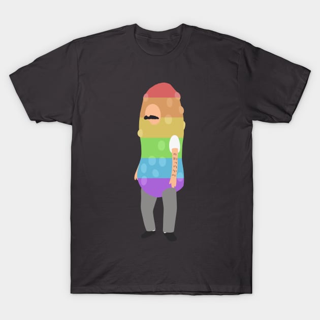 Rainbow Pickle Bob T-Shirt by gray-cat